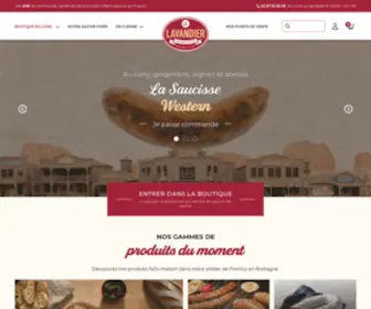 Lelavandier.fr(Charcuterie en ligne artisanale) Screenshot