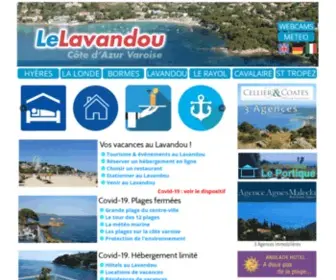 Lelavandou.eu(Lavandou) Screenshot