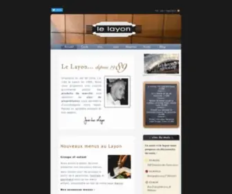 Lelayon.fr(Restaurant Lyon) Screenshot