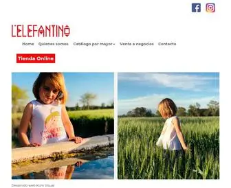 Lelefantino.com.ar(Ropa para niños) Screenshot