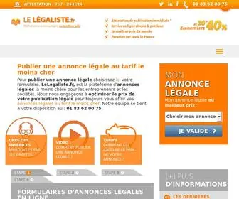Lelegaliste.fr(Annonce l) Screenshot