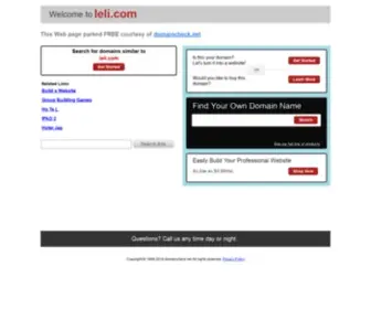 Leli.com(leli) Screenshot