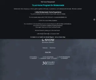 Lelite.com(Boston Custom Made Bridal Shops) Screenshot