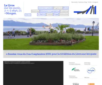 Lelivresurlesquais.ch(Le livre sur les quais) Screenshot