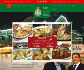 Lellis.com.br(Lellis Trattoria) Screenshot