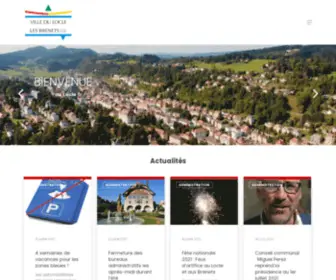 Lelocle.ch(Site officiel de la ville du Locle) Screenshot