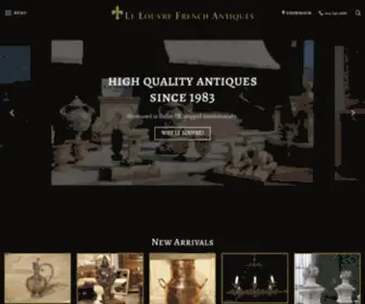 Lelouvre-Antiques.com(Le Louvre French Antiques) Screenshot