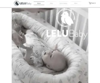 Lelubaby.com.au(Baby nest) Screenshot