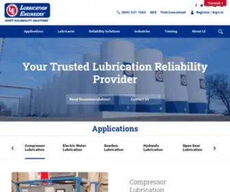 Lelubricants.com(Industrial Lubricants) Screenshot
