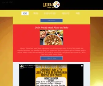 Lelulospizza.com(Lelulo's Pizzeria) Screenshot