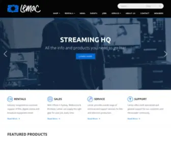 Lemac.com.au(Lemac Film and Digital) Screenshot
