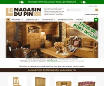 Lemagasindupin.fr(Vente de meubles en pin) Screenshot