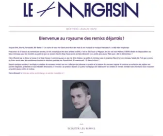 Lemagasinmusic.com(Le Magasin) Screenshot