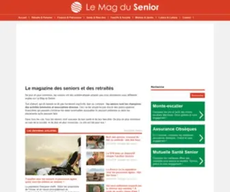 Lemagdusenior.com(Le magazine des seniors et des retraités) Screenshot