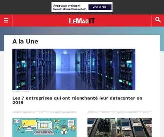 Lemagit.fr(Toute l'information IT pour l'entreprise) Screenshot