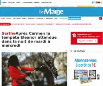 Lemainelibre.fr(Le Maine Libre) Screenshot