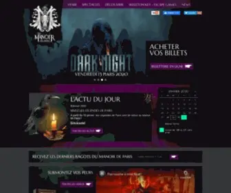 Lemanoirdeparis.com(Manoir Halloween Festival) Screenshot