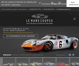 Lemanscoupes.com(Cars for sale) Screenshot