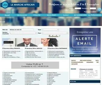 Lemarcheafricain.com(Petites annonces Afrique gratuites) Screenshot