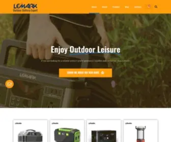 Lemarkpower.com(Portable power station factory OEM and ODM for Solar generator) Screenshot