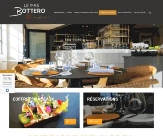 Lemasbottero.com(Restaurant 1 étoile Michelin Aix en Provence) Screenshot