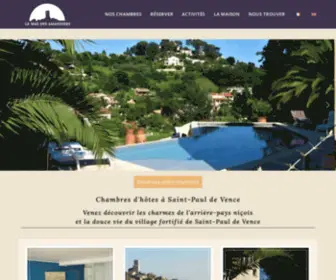 Lemasdesamandiers.com(Chambres d'hôtes) Screenshot