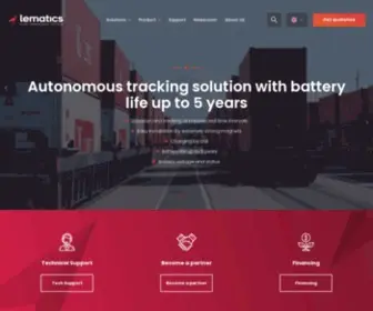 Lematics.com(Fleet management systems) Screenshot