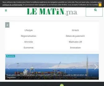 Lematin.ma(Le Matin.ma) Screenshot