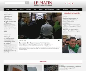 Lematindalgerie.com(Algerie) Screenshot