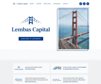 Lembascapital.com(Lembas Capital) Screenshot