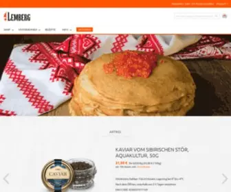 Lemberg-Kaviar.de(Kaviar online kaufen) Screenshot