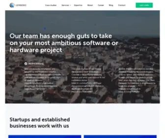 Lemberg.co.uk(IoT, Mobile and Web development company) Screenshot
