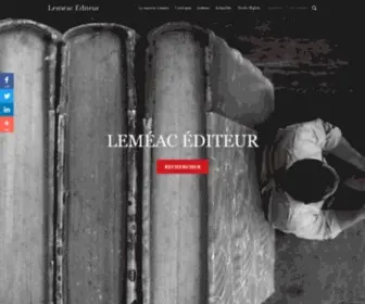 Lemeac.com(Leméac Éditeur) Screenshot