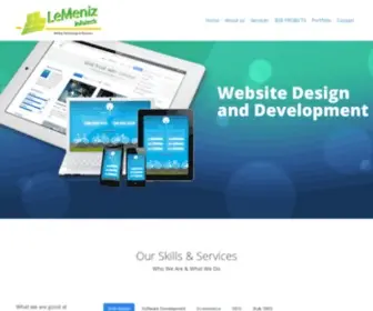 Lemenizinfotech.com(LeMeniz Infotech) Screenshot