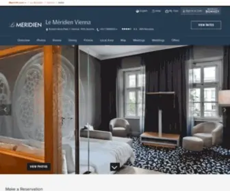 Lemeridienvienna.com(Le Meridien Vienna) Screenshot