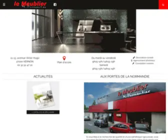 Lemeublier.fr(Le Meublier Vernon Paris mobilier contemporain Versailles Rouen MantesSaint) Screenshot