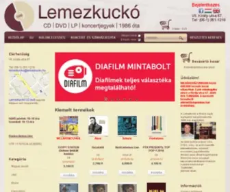 Lemezkucko.hu(Lemezkuckó) Screenshot