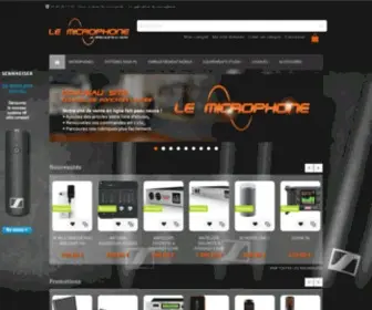 Lemicrophone.fr(Le Microphone) Screenshot