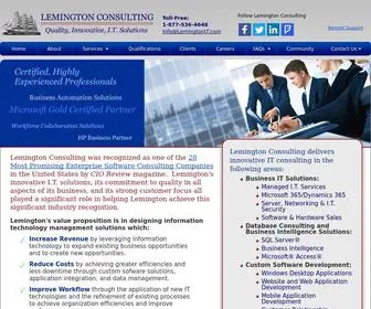 Lemingtonconsulting.com(Lemington IT Consulting) Screenshot