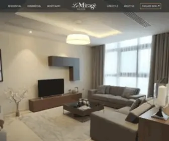 Lemirage.qa(Le Mirage aspires to be one of the top premier property developer in the world) Screenshot