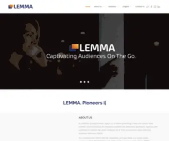 Lemmatechnologies.com(Pioneers in programmatic DOOH technology) Screenshot