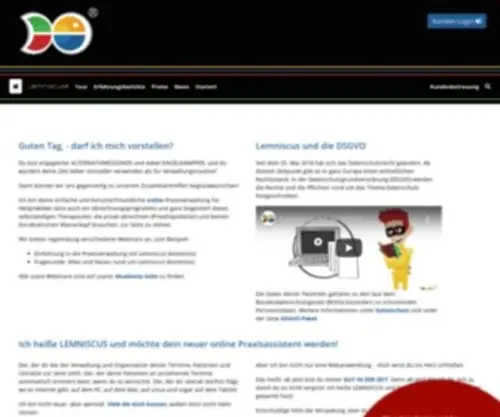 Lemniscus.de(LEMNISCUS :: Lemniscus) Screenshot