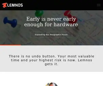 Lemnos.vc(Hardware Venture Fund) Screenshot