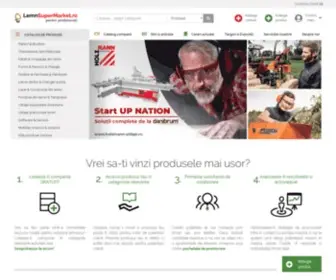 Lemnsupermarket.ro(Catalogul specializat pentru industria lemnului) Screenshot
