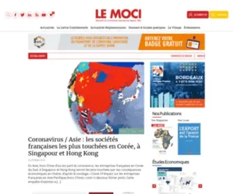 Lemoci.com(Toutes les actualités du commerce international en continu) Screenshot