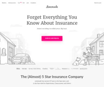 Lemonade.com(An Insurance Company Built for the 21st Century) Screenshot