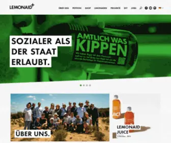 Lemonaid.de(Bio-Limonade mit Zutaten aus fairem Handel) Screenshot