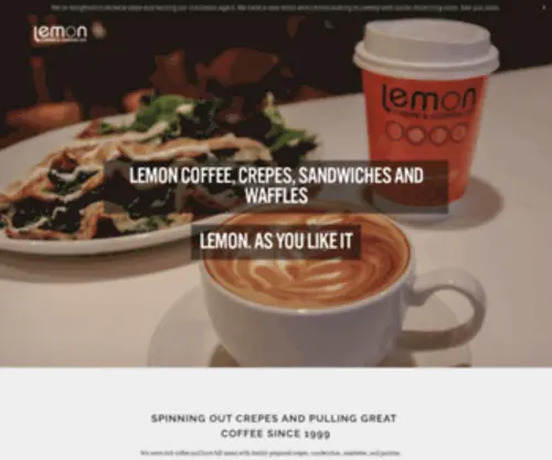Lemonco.com(Lemon Crepe and Coffee Co) Screenshot