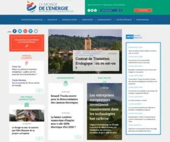 Lemondedelenergie.com(Le Monde de l'Energie) Screenshot