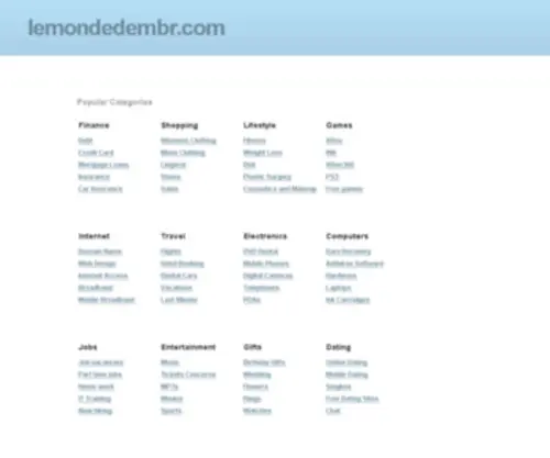 Lemondedembr.com(Le Monde de MBr V4) Screenshot